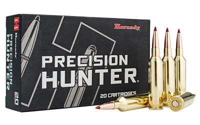 Hornady, Precision Hunter, 22 Creedmoor, 80 Grain, ELD-X Bullet, 20 Round Box