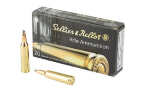Sellier & Bellot, Rifle, 22-250, 55 Grain, Soft Point, 20 Round Box