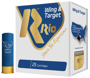 Rio Ammunition WT2875 Wing & Target 12Gauge 2.75" 1oz 7.5Shot 25 Per Box