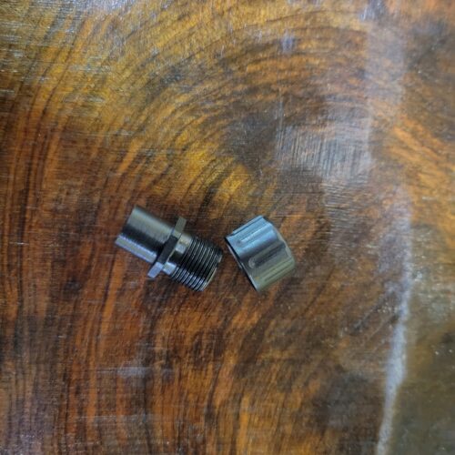 Taurus TX22 to 1/2″×28 RH (male) Thread Adapter w/ Protector