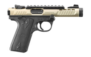 Ruger, Mark IV, 22/45 Lite, Single Action, Semi-automatic, Polymer Frame Pistol, 22LR, 4.4" Threaded Barrel