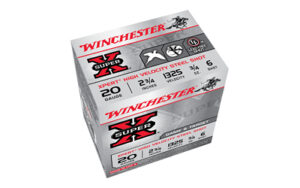 Winchester Ammunition, Xpert, 20 Gauge, 2.75", #6, 3/4 oz., Steel Shot, Lead Free, 25 Round Box, California Certified Nonlead Ammunition