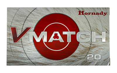 Hornady, V-MATCH, 25 Creedmoor, 95 Grain, ELD-VT Bullet, 20 Round Box