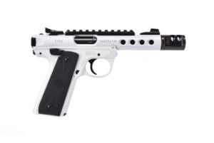 Ruger, Mark IV, 22/45 Lite, Single Action, Semi-automatic, Polymer Frame Pistol, 22LR, 4.4" Threaded Barrel (Copy)